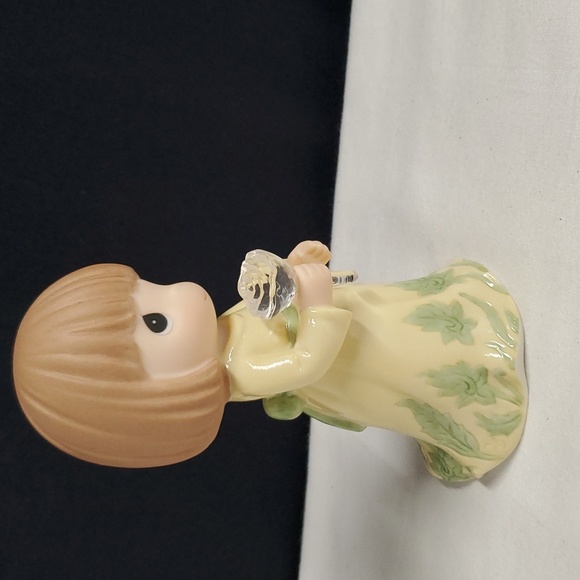 2008 Brunette Precious Moments Rose You Help Me Realize That Life Is Full.... - Picture 7 of 11